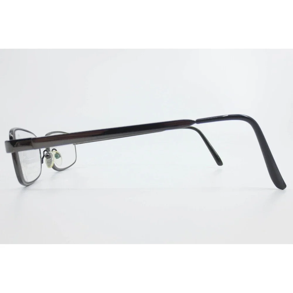 Agility 10 Eyeglasses Gunmetal Rectangular Metal Frames 53-20-145 Mens Womens